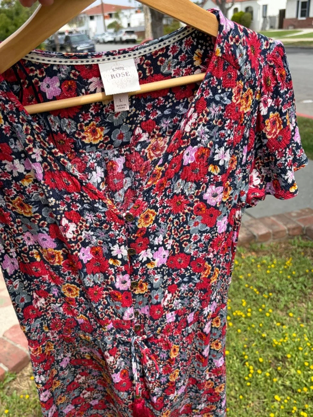 🌿 Knox Rose Boho Floral Maxi Dress – Romantic Cottagecore Style 🌿 - Picture 5 of 14